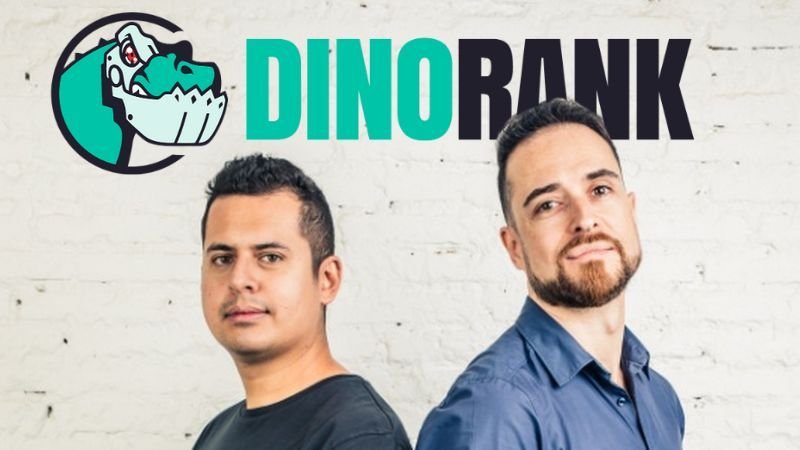 creadores de DinoRank, Dean Romero y Gabriel Aylagas. 